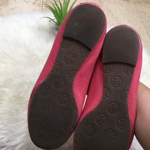 Authentic pink tory burch flats size 7.5 - Picture 3 of 5